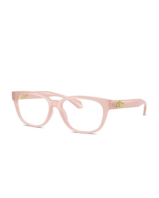 Versace Pink Medusa Head Square-Frame Glasses