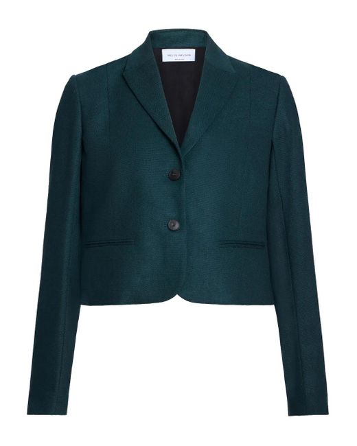 NELLS NELSON Blue Collete Single-Breasted Blazer