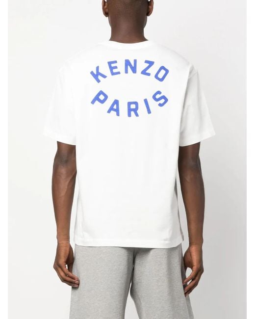 KENZO White Oversize Target T-shirt Off for men