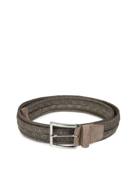 Orciani メンズ グレー Rope Elast バックル ベルト