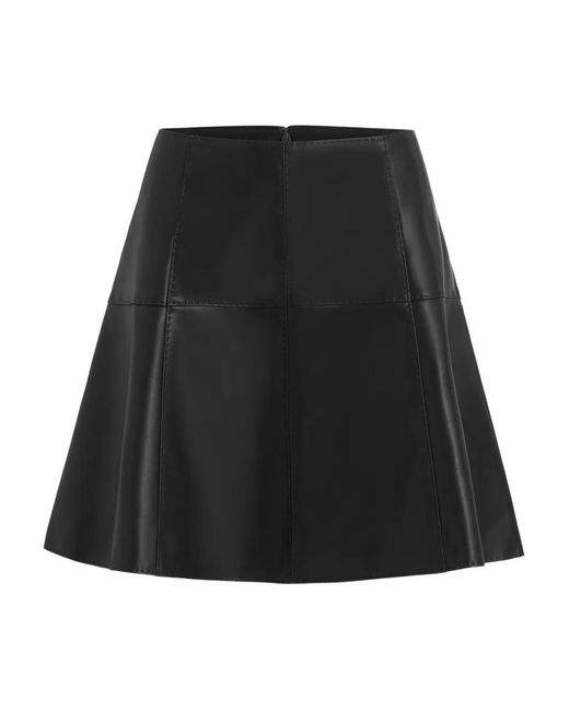 Marie Oliver Crawford Rok Met Vlakken in het Black