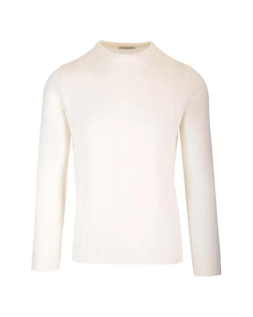 Al Duca D'aosta White Pull En Cachemire for men