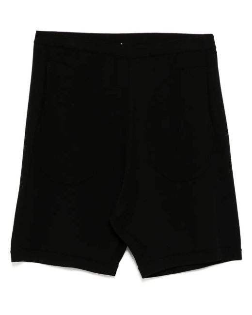 Label Under Construction Black Elasticated Waist Trousers for men