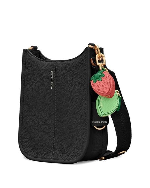 Maison De Sabre Black Mini Saddle Bag