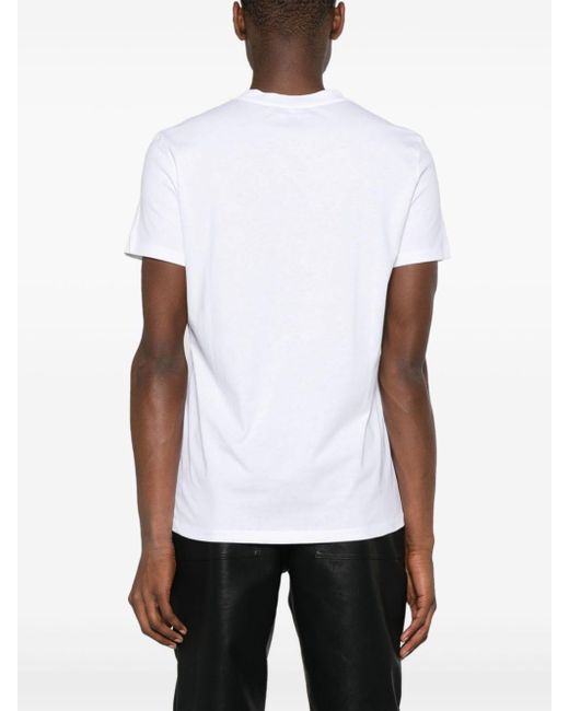 Balmain T-shirt Met Logo-applicatie in het White voor heren