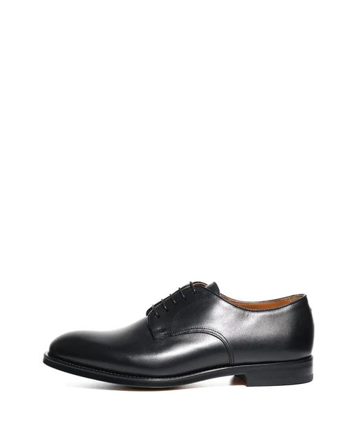 Derby Stringate di Doucal's in Black da Uomo
