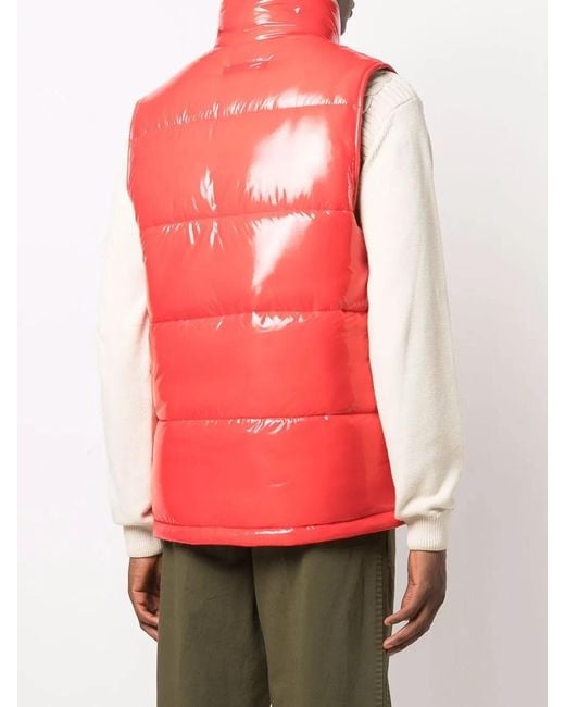 Mackintosh Red Osaka Quilted Gilet for men