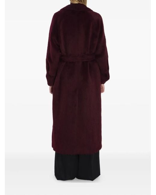Cappotto Con Cintura di Max Mara in Red