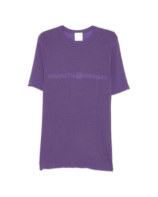 Roa Purple Hivee Dryarn Seamless T-Shirt for men