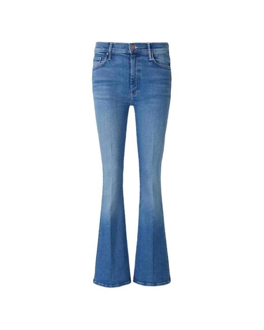 Mother Blue The Weekender Flared Jeans