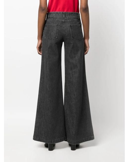 Moschino Flared Jurk in het Black