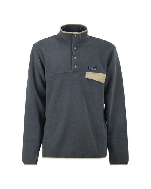 Patagonia Gray Synchilla Snap-T Sweater for men