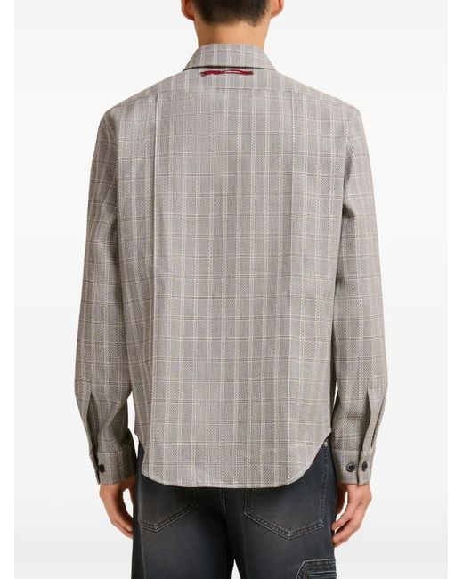 Marni Gray Flap-Pocket Shirt for men