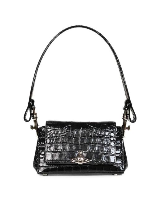 Vivienne Westwood Black Small Hazel Tote Bag