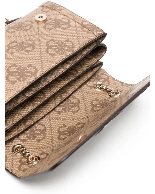Guess White Noelle Shoulder Bag