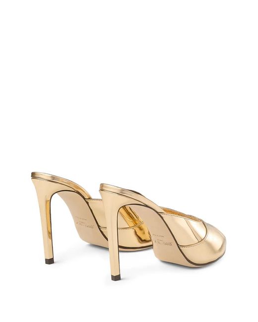 Jimmy Choo Natural Brigitte Mule 100