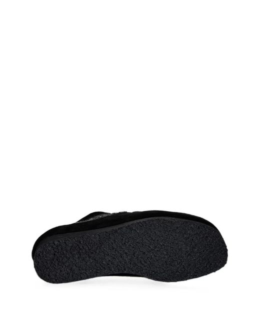 Clarks Black Wallabee Embroidered Boots for men