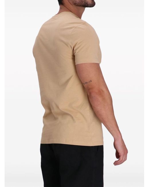 Moschino Natural Teddy Bear-print Cotton T-shirt for men