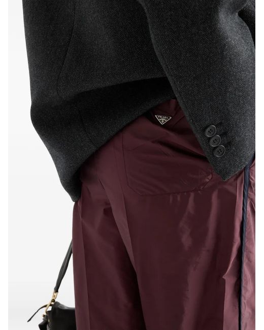 Prada Re-Nylon Broek in het Purple