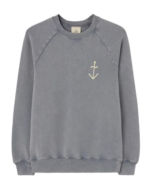 La Paz Gray Cunha Logo-Print Sweatshirt for men