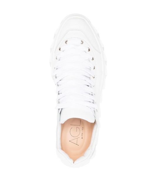 Sneakers Blondie Ties di Agl Attilio Giusti Leombruni in White