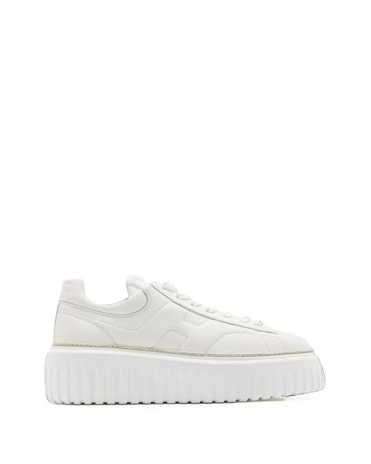 Hogan White Sneakers H-Stripes
