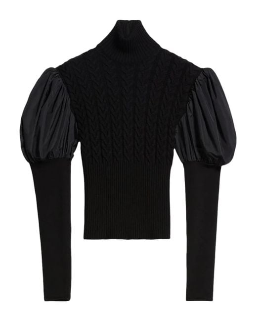 Max Mara Fune ケーブルニット セーター Black