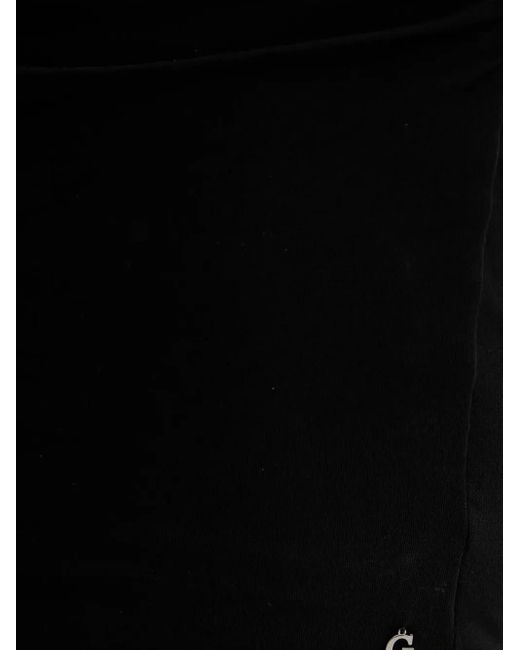 Guess Black Jolie Ruched Sleeveless Mini Dress
