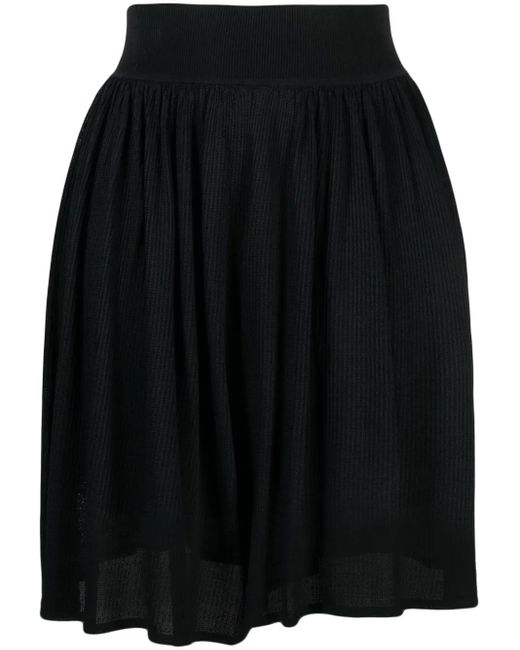 Tory Burch Black Lightweight Knitted Shorts