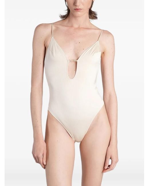 Mc2 Saint Barth White Maillot De Bain Crunchy