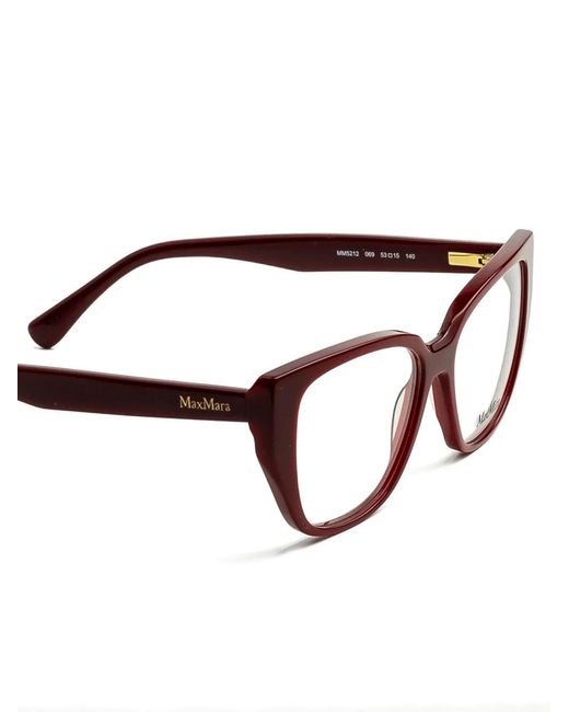 Max Mara Gray Cat-Eye Frame Glasses
