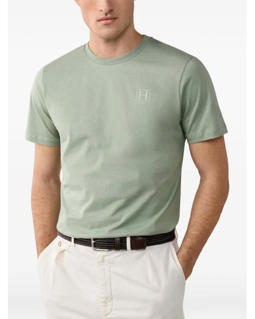 Hackett Green Heritage H Logo T-Shirt for men