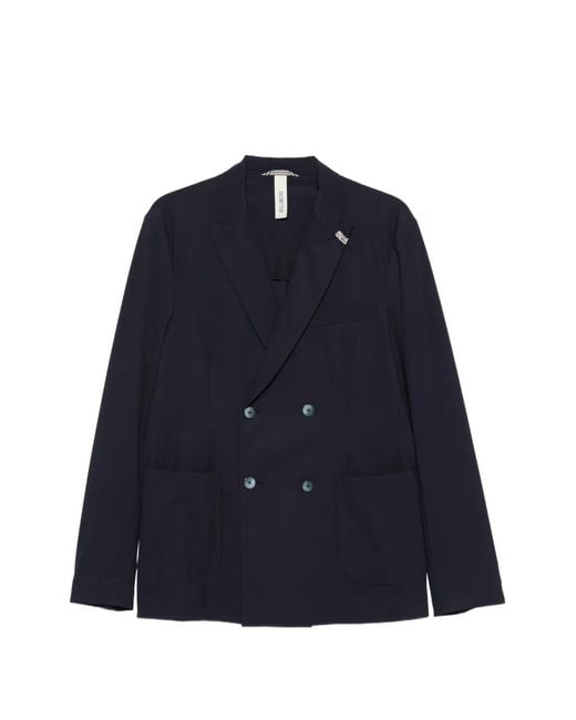 DISTRETTO 12 Blue D.B. Active Pocket Jacket for men
