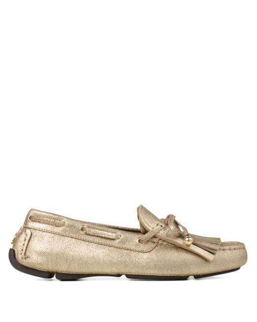 Jimmy Choo Natural Manon Loafers