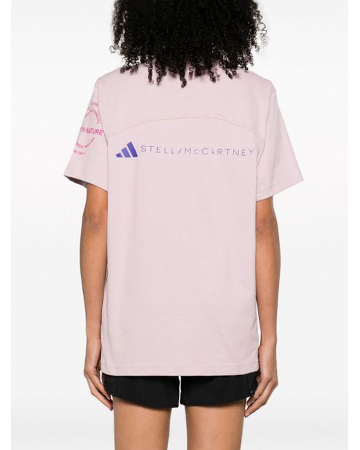 adidas By Stella McCartney X Arsenal T-Shirt aus Bio-Baumwolle in Pink |  Lyst DE