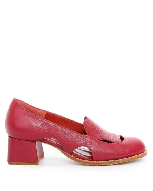 Sarah Chofakian Fragmento 40mm パンプス Red