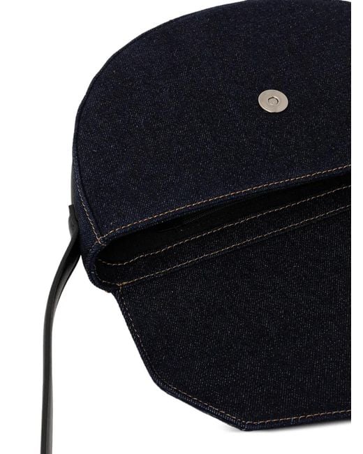 Karl Lagerfeld Black Logo-Plaque Mini Bag