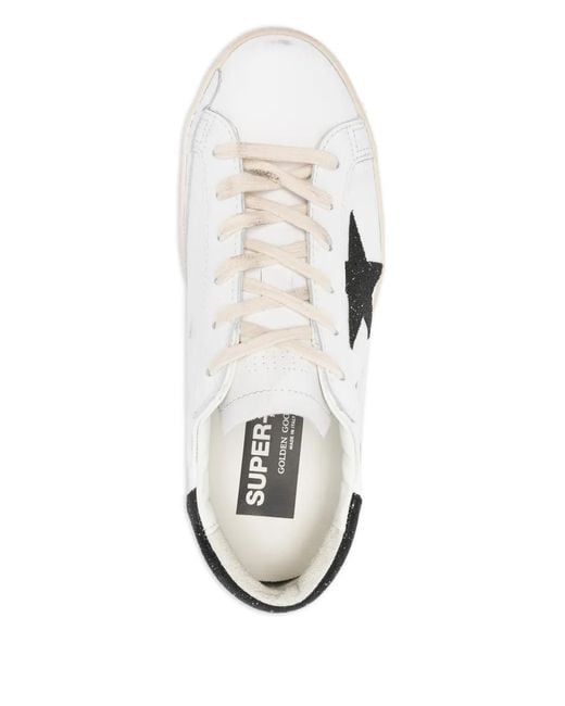 Golden Goose Deluxe Brand White Star-Patch Sneakers
