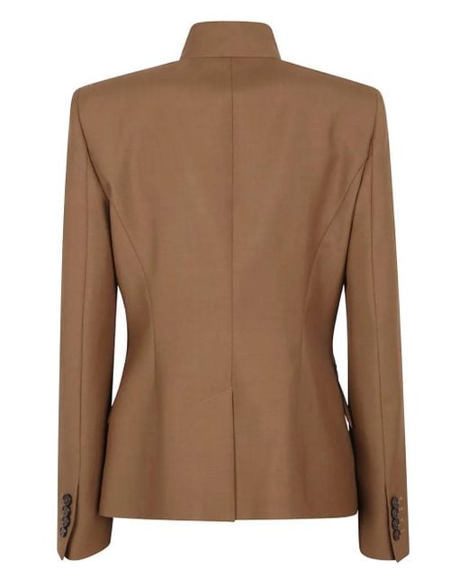 Alexander McQueen Brown Single-Breasted Jacket
