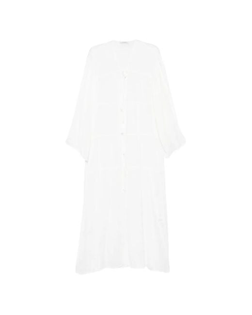 Bondi Born White Robe De Plage Cremona À Fermeture Nouée