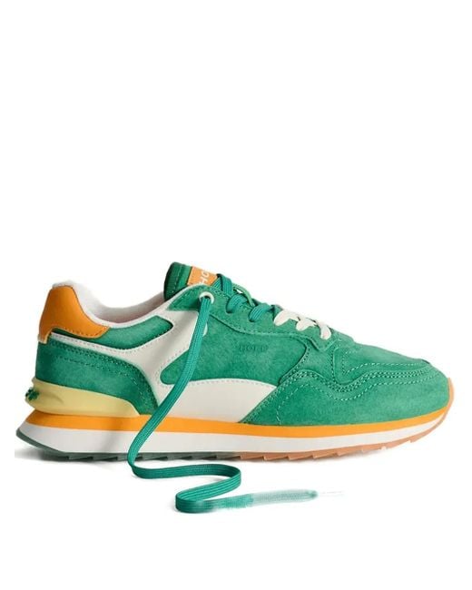 HOFF Green Virdis Suede Panelled Sneakers