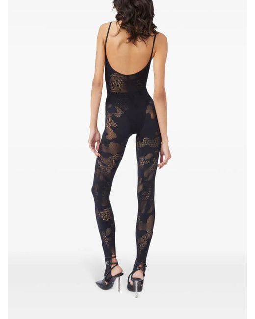 Legging À Motif Camouflage Gcds en coloris Black