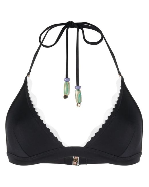 Stella McCartney Black Striped Detail One-Piece