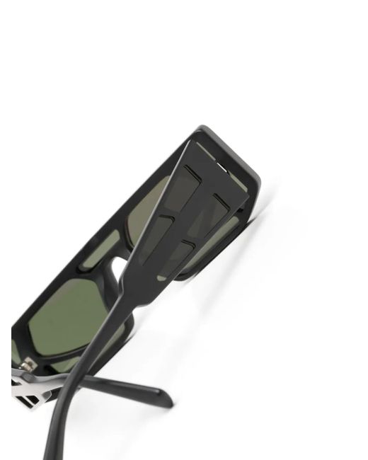 Kuboraum Black Oversized Square-Frame Sunglasses