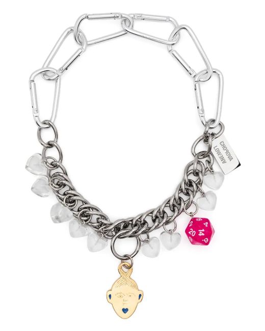 Chopova Lowena チャーム ネックレス Metallic
