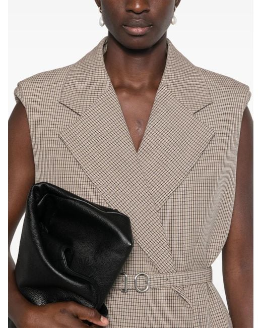 Jil Sander Natural Checked Vest