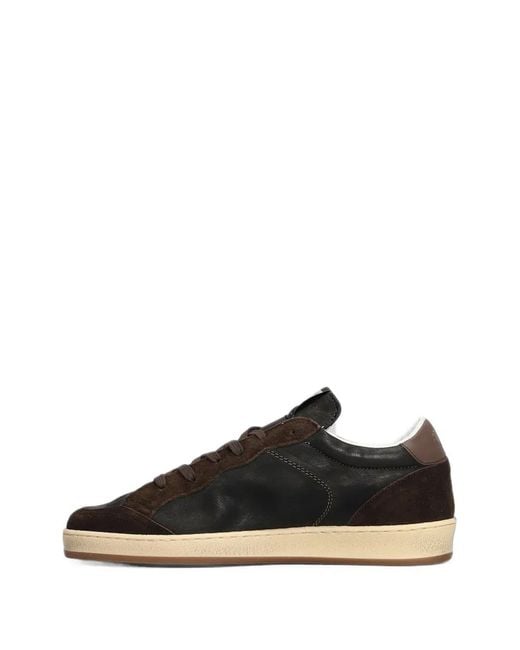 AMA BRAND Black Star-Patch Sneakers for men