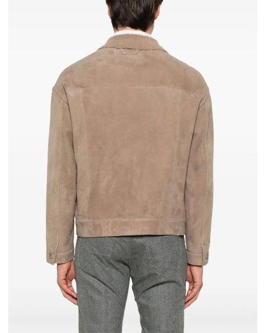 Salvatore Santoro Natural Suede Jacket for men