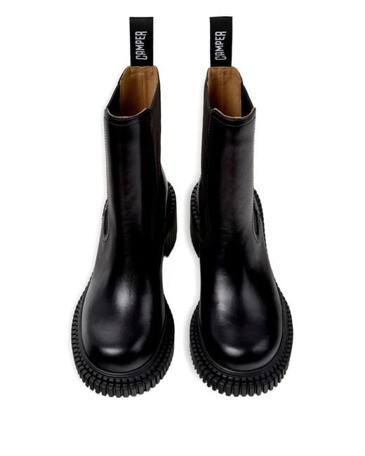 Camper Black 70Mm Elastic-Panel Boots