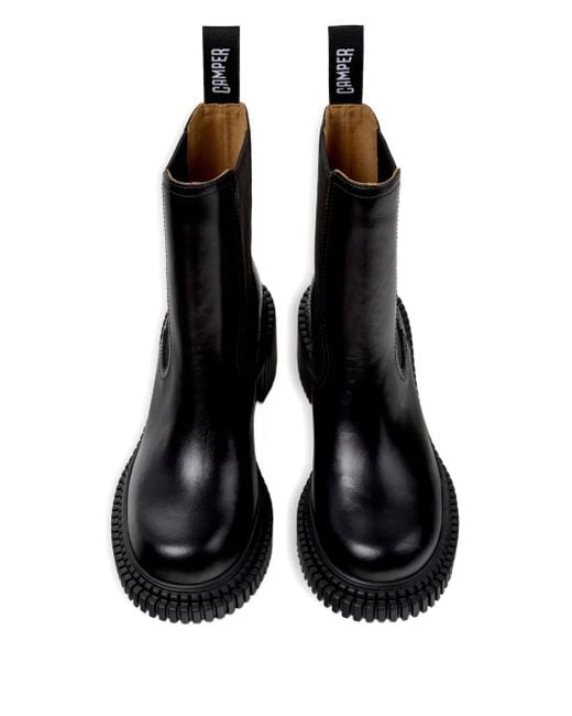 Camper Black 70Mm Elastic-Panel Boots